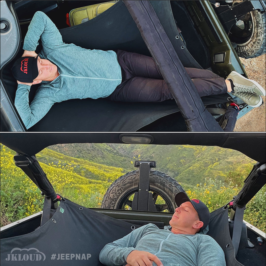 JKloud Hammock fitted for Jeep Wrangler JL 2 Door | Jkloud